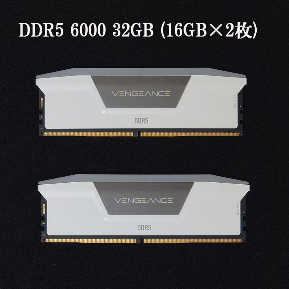 Vengeance DDR5 6000 32GB (16GB×2) CORSAIR VENGEANCE RGB DDR5 32GB (2x16GB) DDR5 6000MHz CL36 AMD