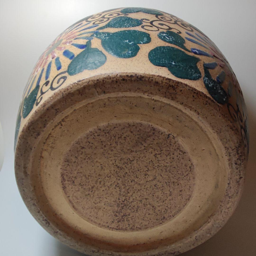 花瓶18】九谷焼鴨の図8号藤村正美共箱