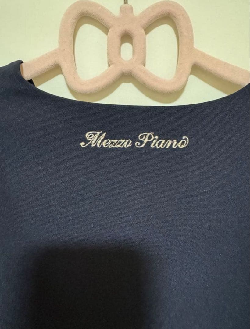 新品 メゾピアノ 裾スカラップジャケット 花 リボン フォーマル タグ付き