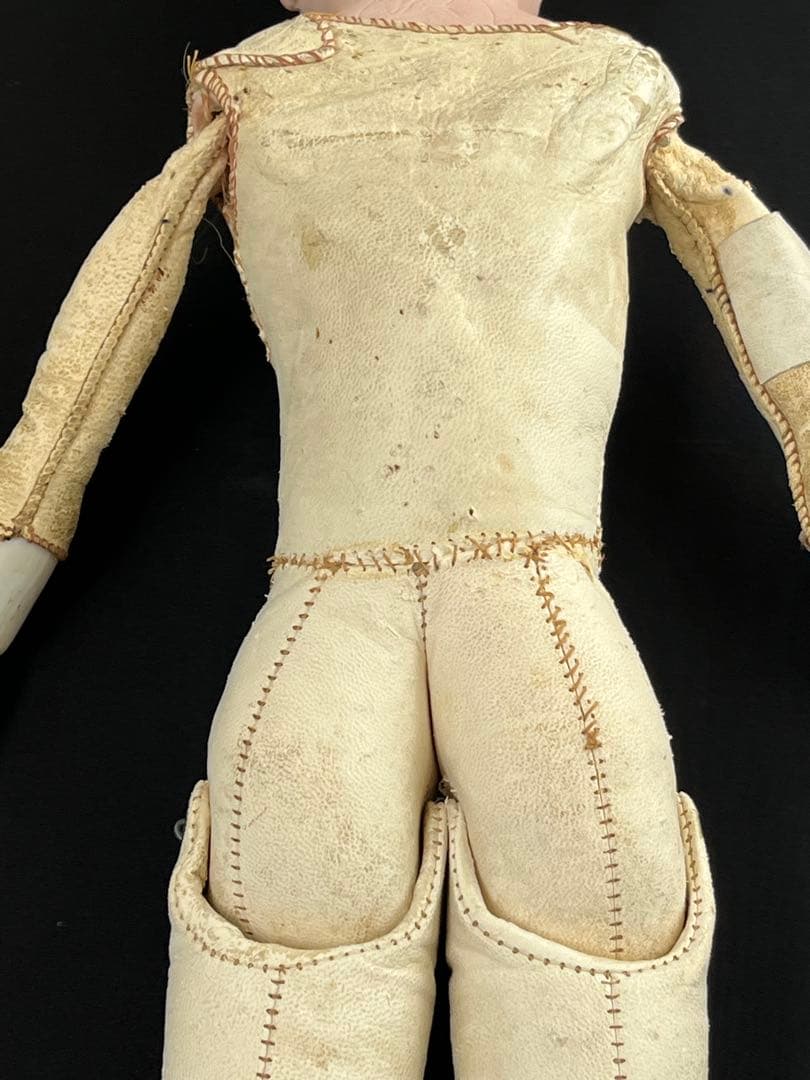 Germany刻印 44㎝ アンティークビスクドール ロングヘア 難あり - メルカリ