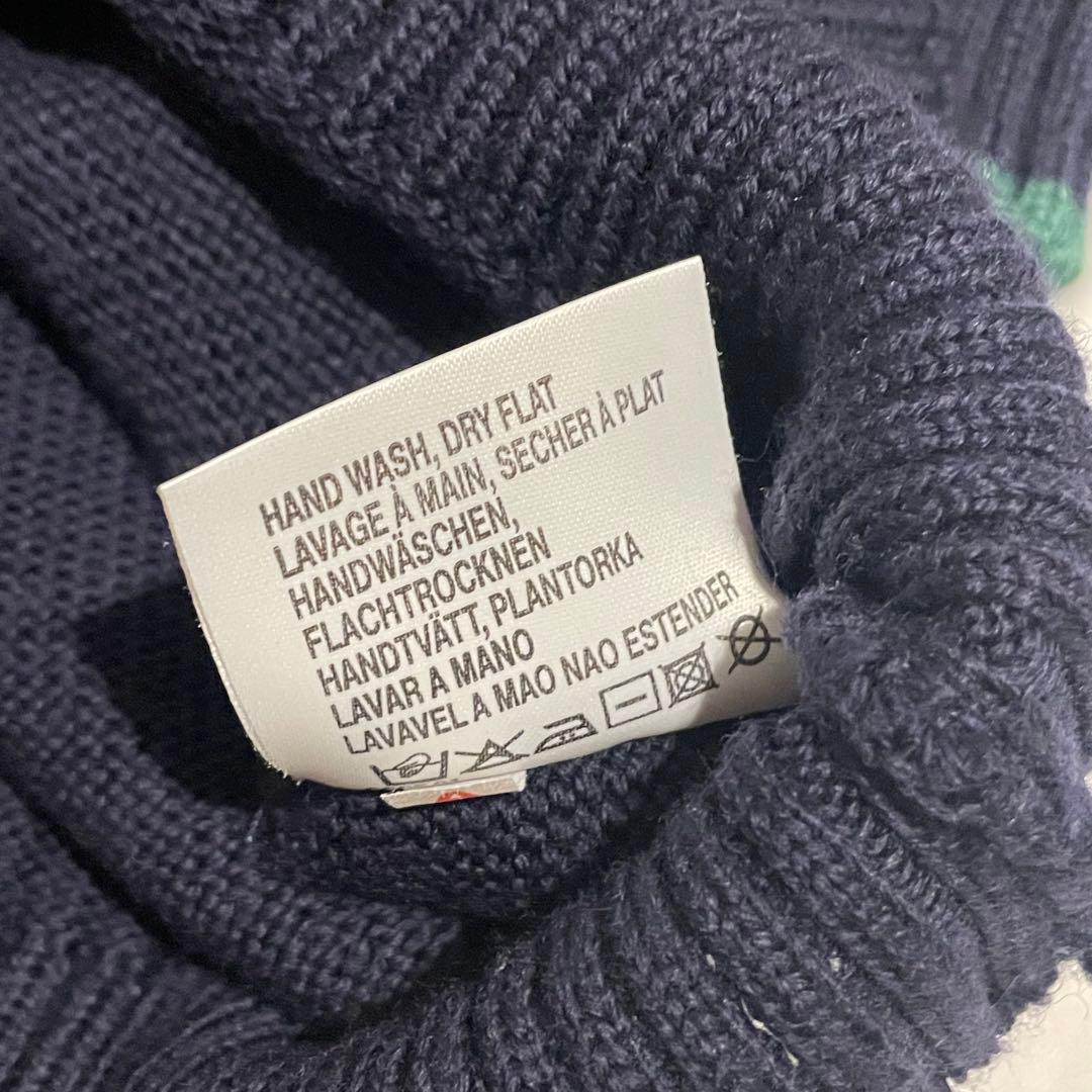 BURBERRY - Burberrys Burberrys ホースロゴ 刺繍 ネイビー×グリーン M