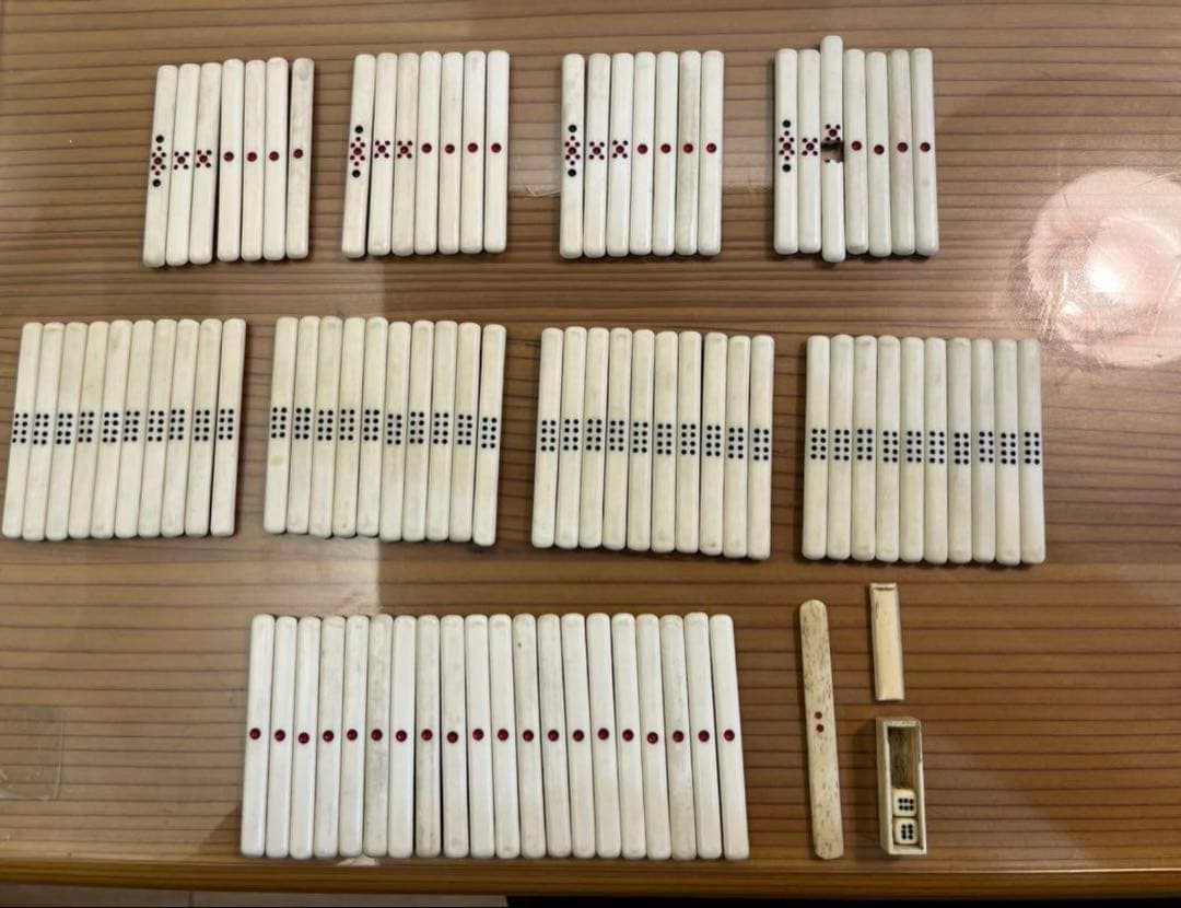 象牙調】麻雀牌セット 昭和レトロ 希少 骨董【骨】 - メルカリ