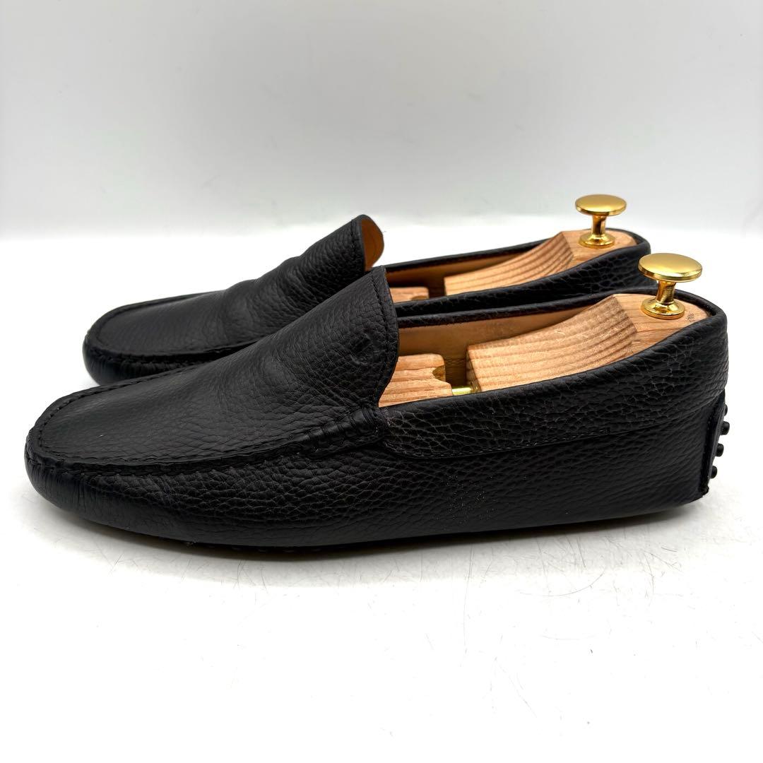 TOD'S ゴンミーニ ドライビング 【5.5】 シボ ブラック コブラブァンプ