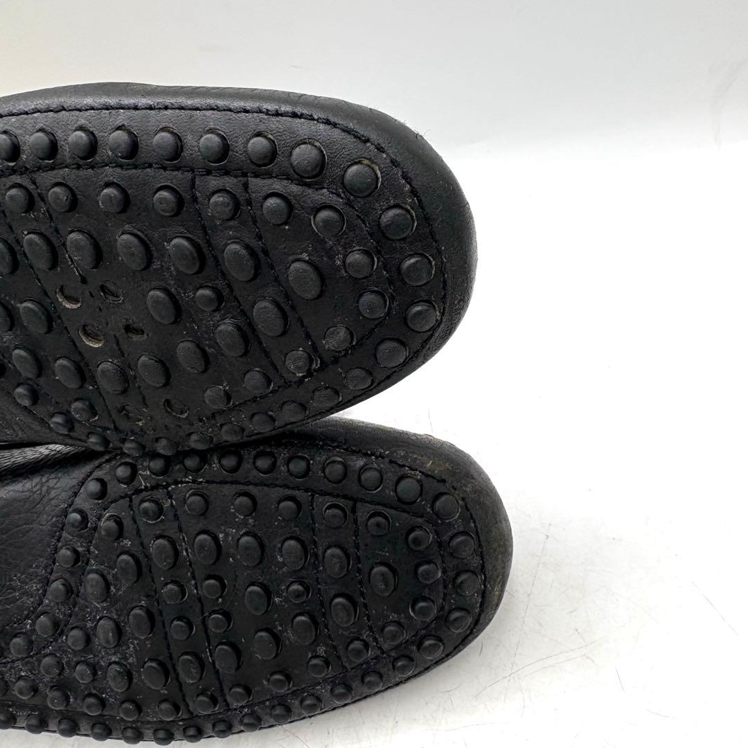 TOD'S ゴンミーニ ドライビング 【5.5】 シボ ブラック コブラブァンプ