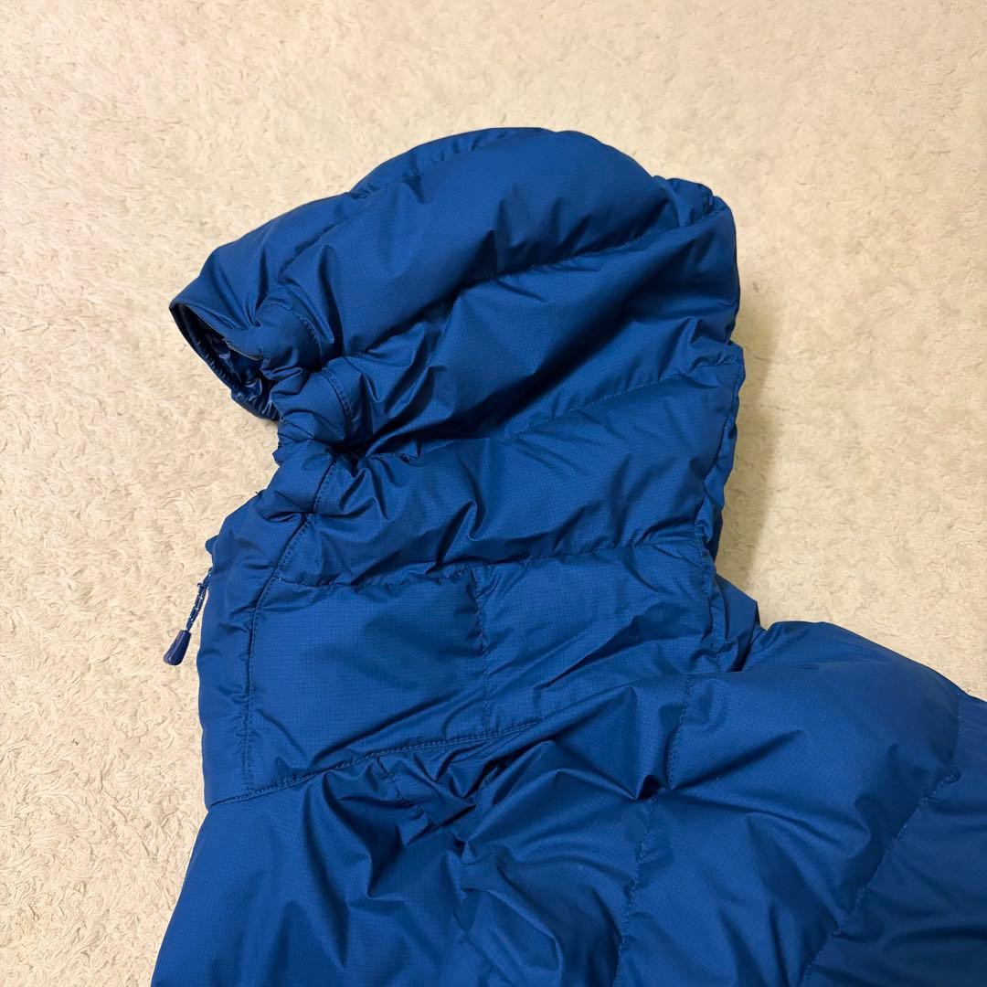 希少サイズ M-R mont-bell パーマフロストライトダウンパーカ 青