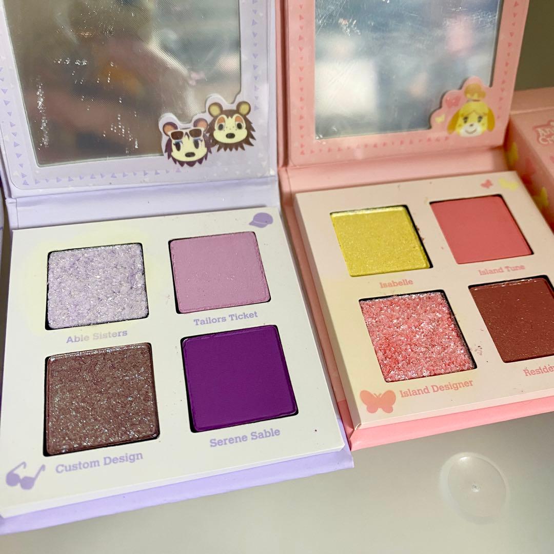 ColourPopカラーポップ あつまれどうぶつの森 コラボ アイシャドウ 4種