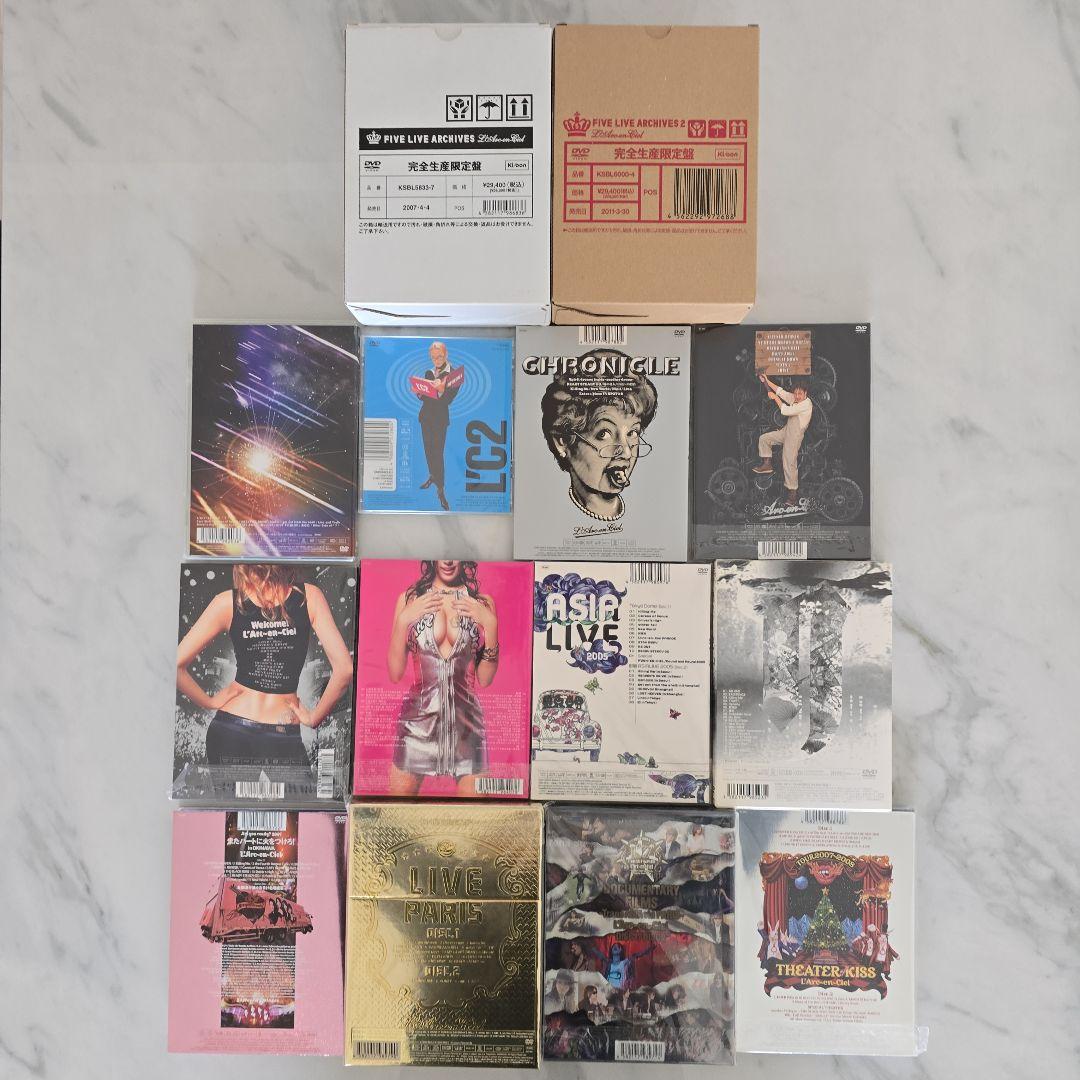 L'Arc～en～Ciel DVD 豪華FIVE LIVE Set - メルカリ