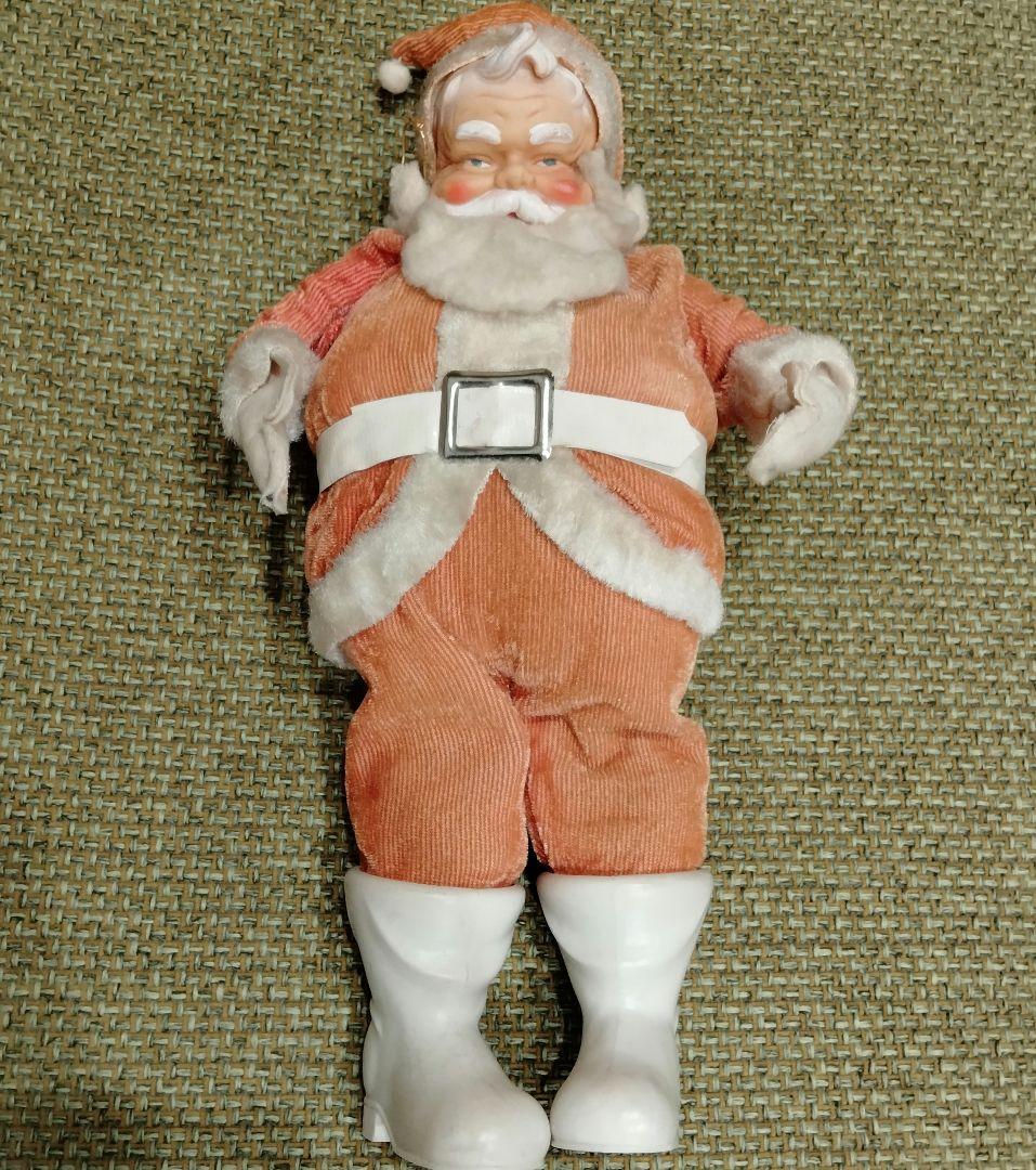50s レア 大サイズ ビンテージ サンタクロースドール クリスマス