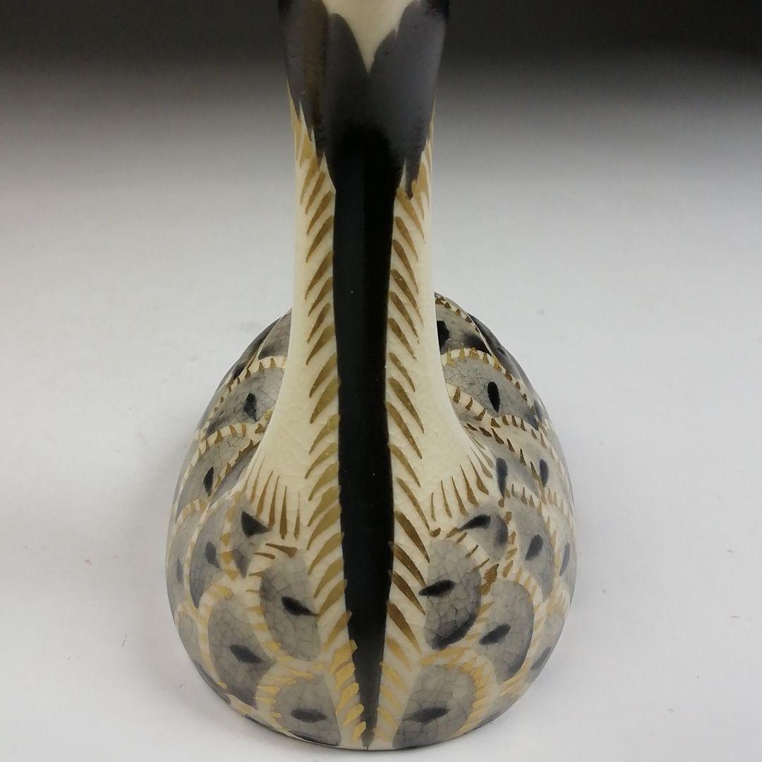 W98 香合 『仁清写 鶴』『平安 手塚桐鳳 造』 共箱 茶道具 - メルカリ