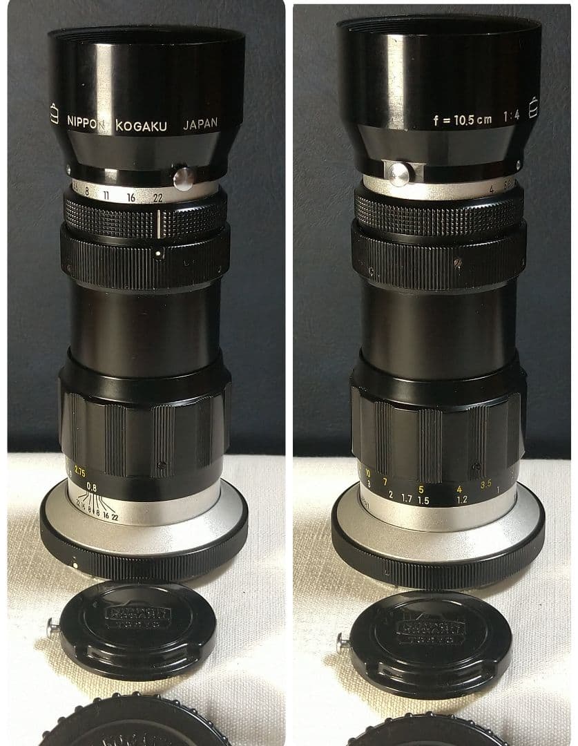 Nikon Nikkor-T 10.5cm F4/Fマウント オールドレンズ！