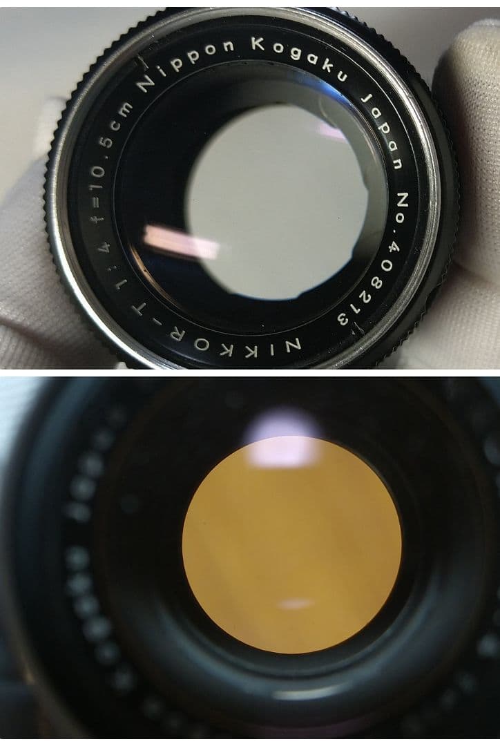 Nikon Nikkor-T 10.5cm F4/Fマウント オールドレンズ！