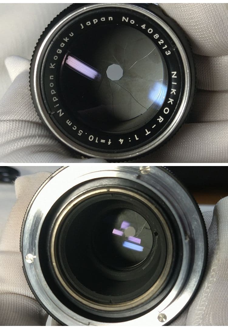 Nikon Nikkor-T 10.5cm F4/Fマウント オールドレンズ！