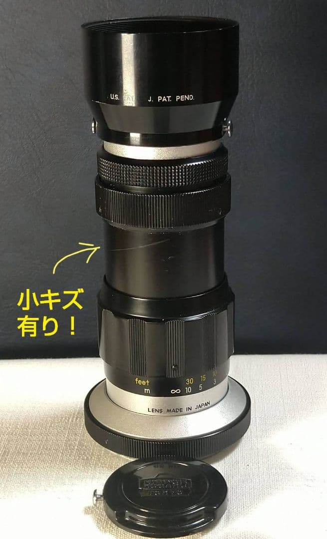 Nikon Nikkor-T 10.5cm F4/Fマウント オールドレンズ！