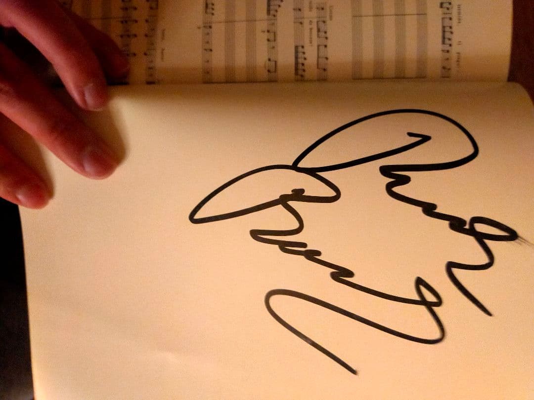 モーツアルトホルン協奏曲スコア【ラデク・バボラークの直筆サイン入り