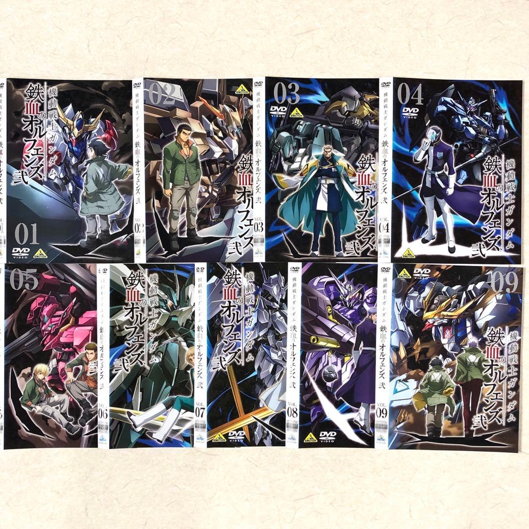 機動戦士ガンダム 鉄血のオルフェンズ 1&2 全18巻 DVD レンタル落ち