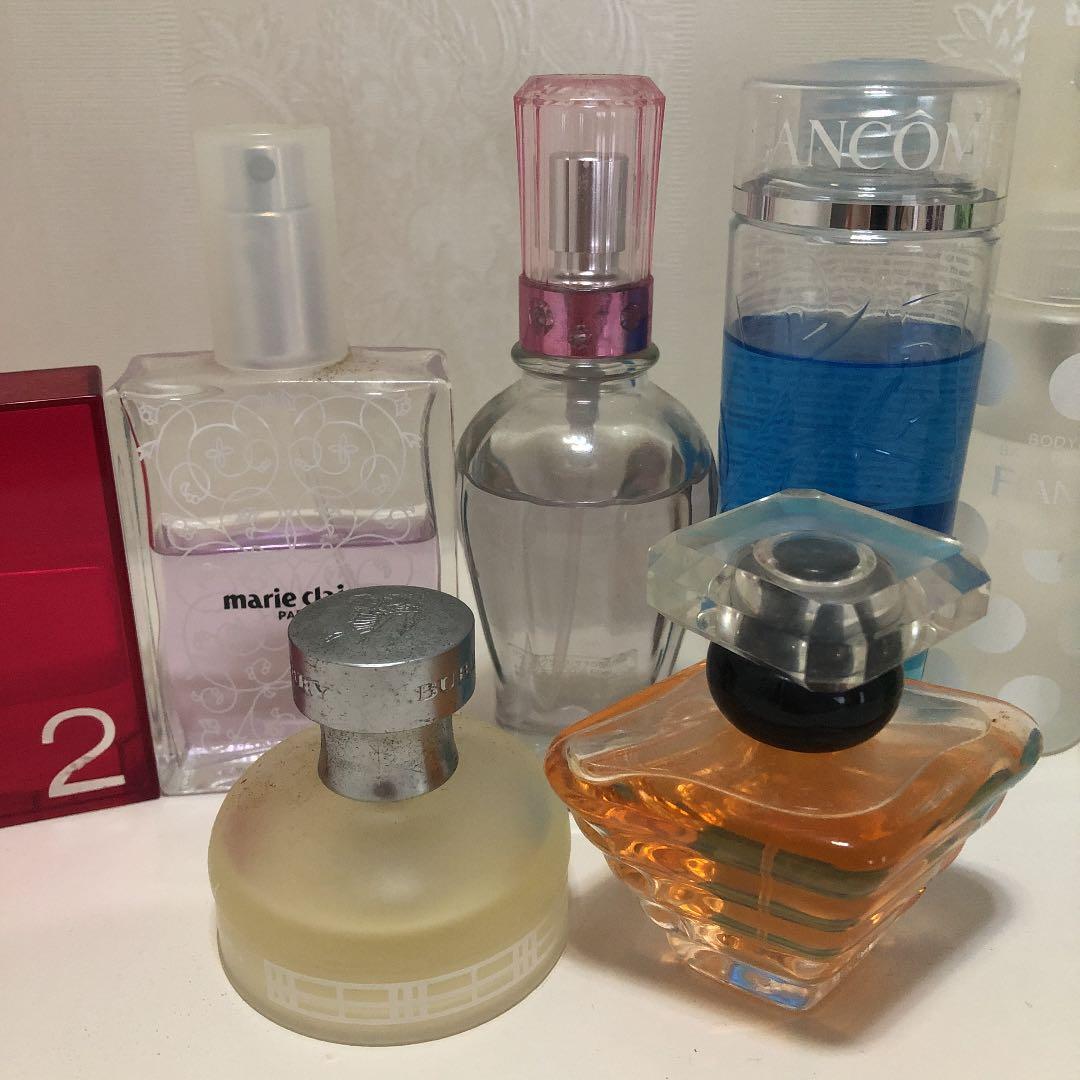 香水、コスメまとめて！8点 バーバリー 、ランコム、サンタマリア