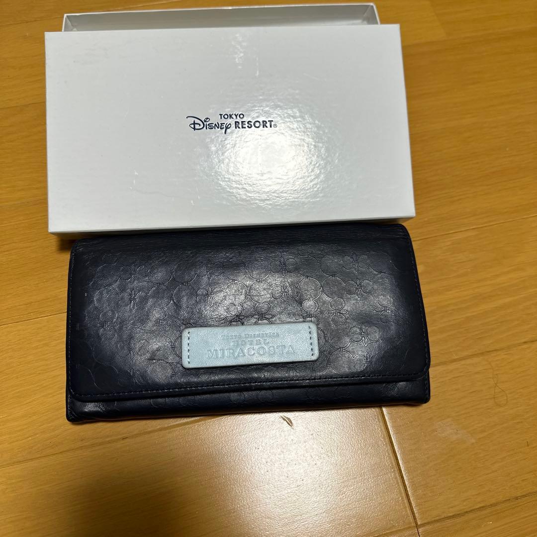 ディズニーシー ミラコスタ限定 キタムラコラボ 長財布 ネイビー
