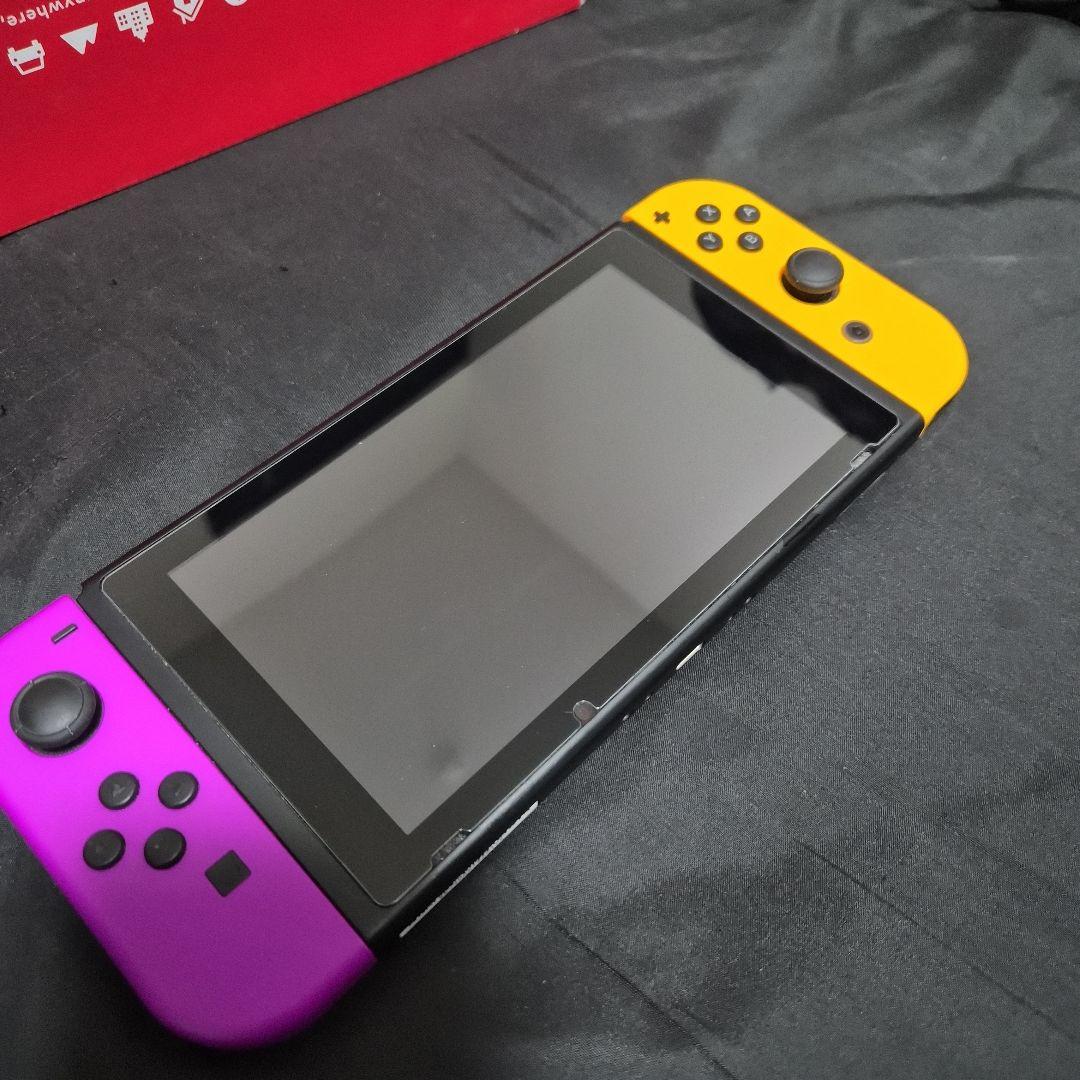 Nintendo Switch 限定色 紫黄色ジョイコン プロコン付き