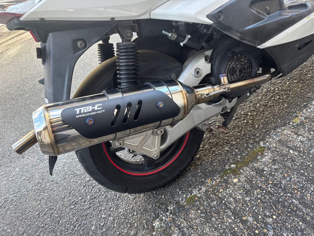 シグナスx TRHC R19 隔壁マフラー - メルカリ