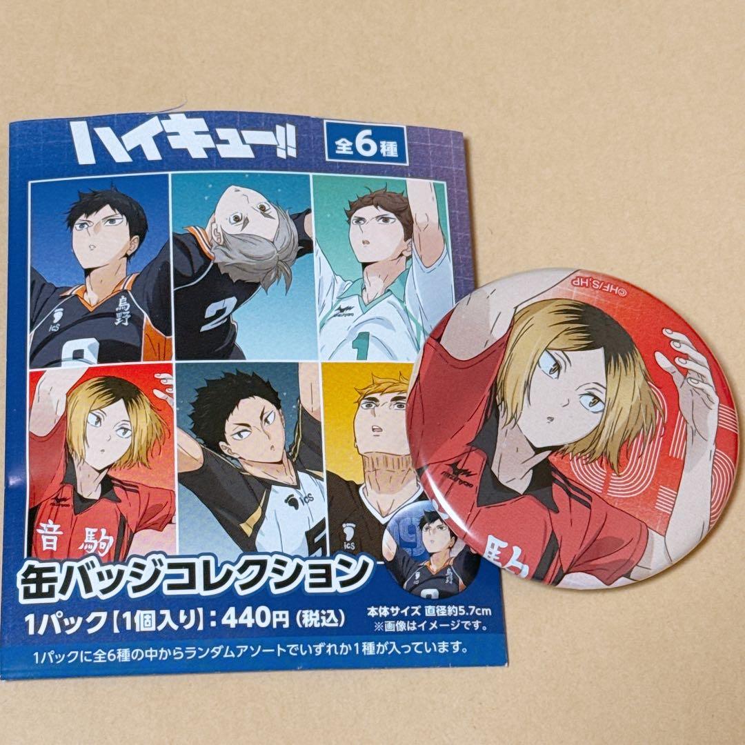 ハイキュー ウィンターフェア 缶バッジコレクション 孤爪研磨 セッター