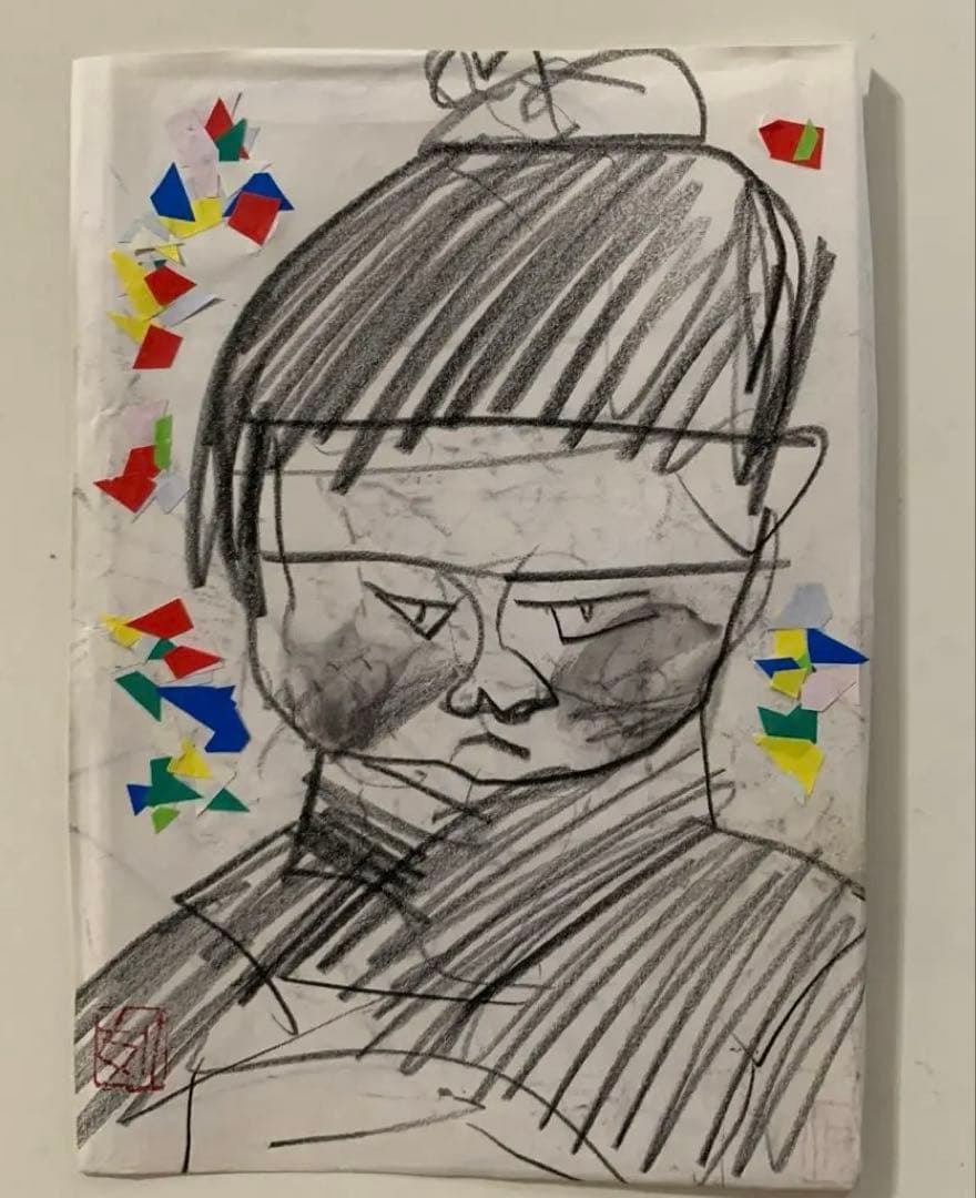 津村晃三（一線会）「臥婦」裸婦画