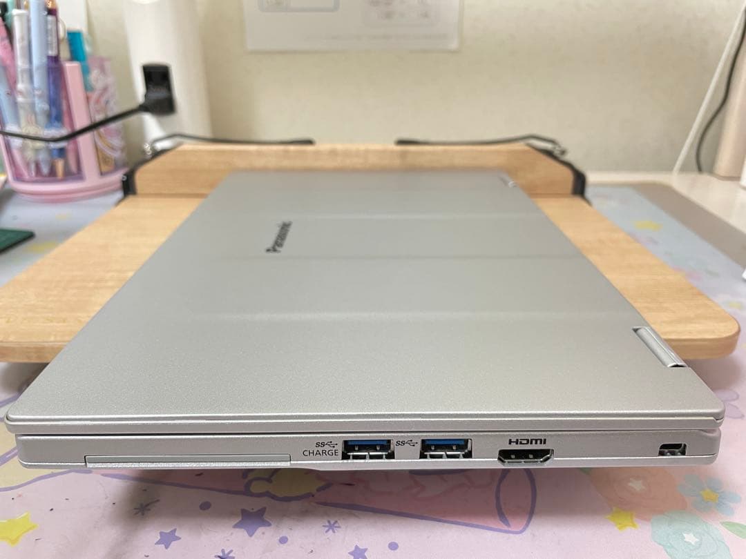 レッツノートAX3 4/128 2in1 累計使用時間少 バッテリー消耗 美品