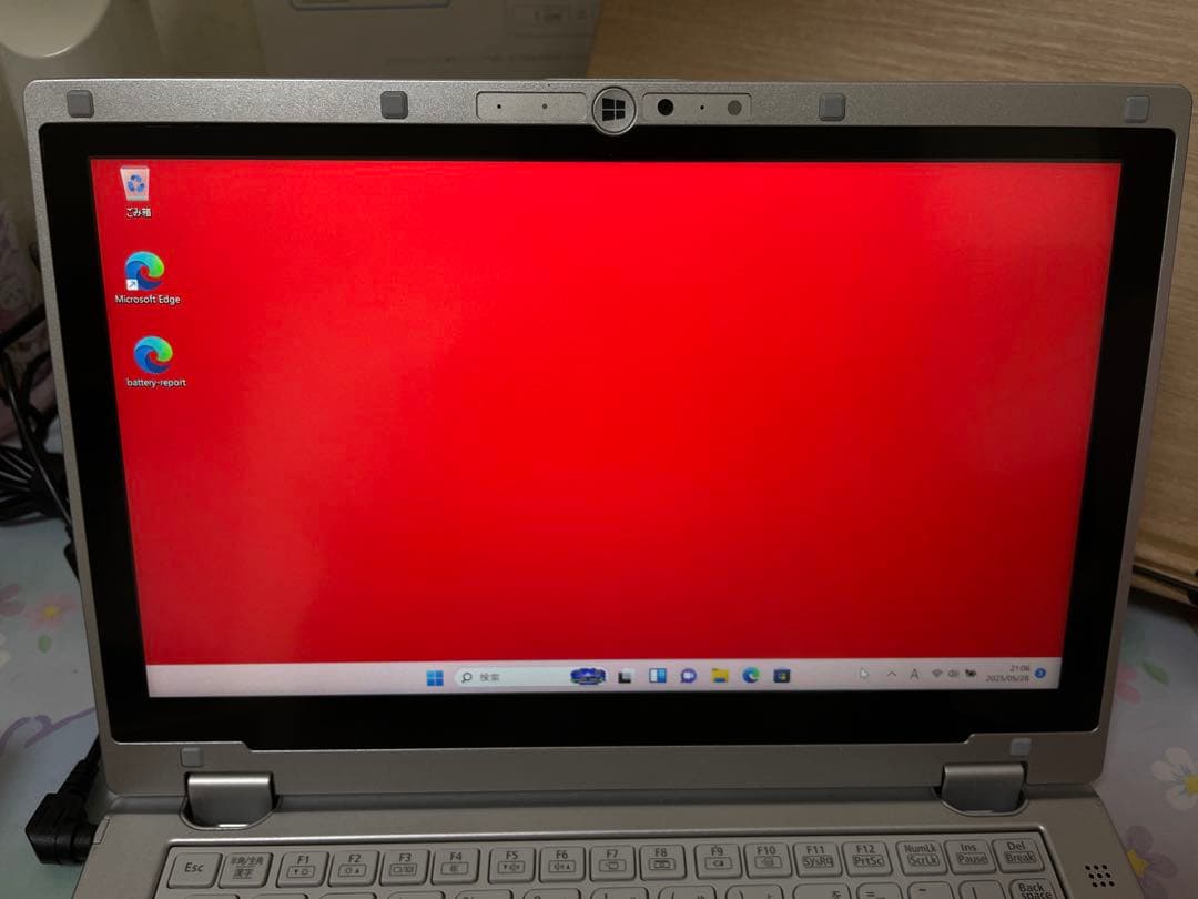 レッツノートAX3 4/128 2in1 累計使用時間少 バッテリー消耗 美品