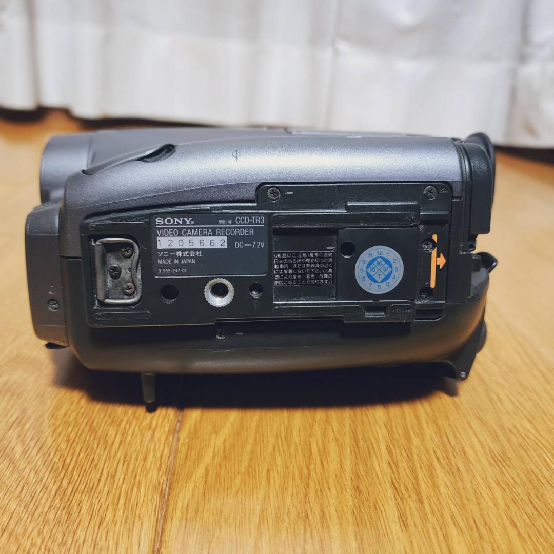 動作確認済】高画質 SONY Hi8 8ミリ ビデオカメラ クレードル セット