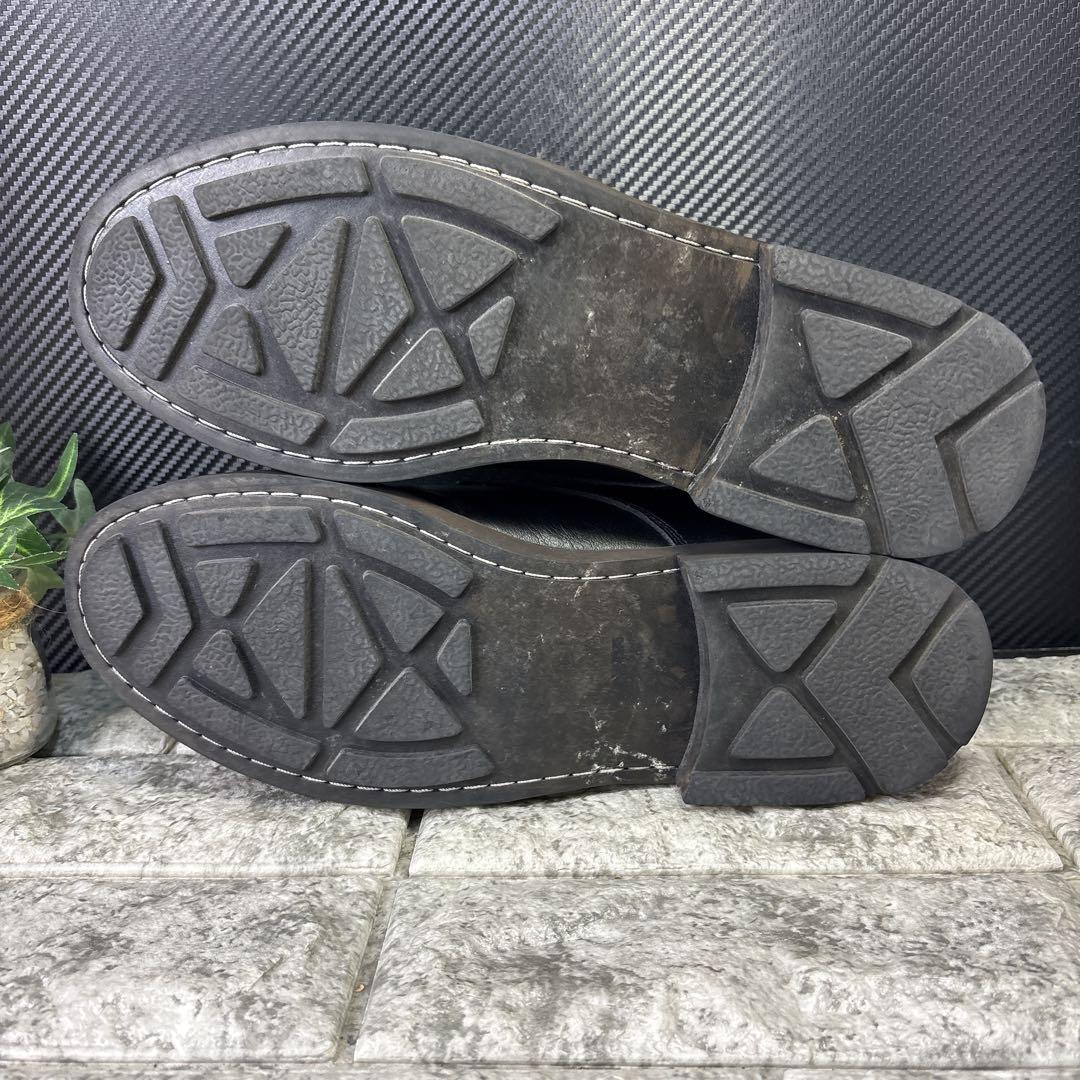 美品】WYM 本革 プレーントゥ ダービー 黒 ストレートチップ - メルカリ