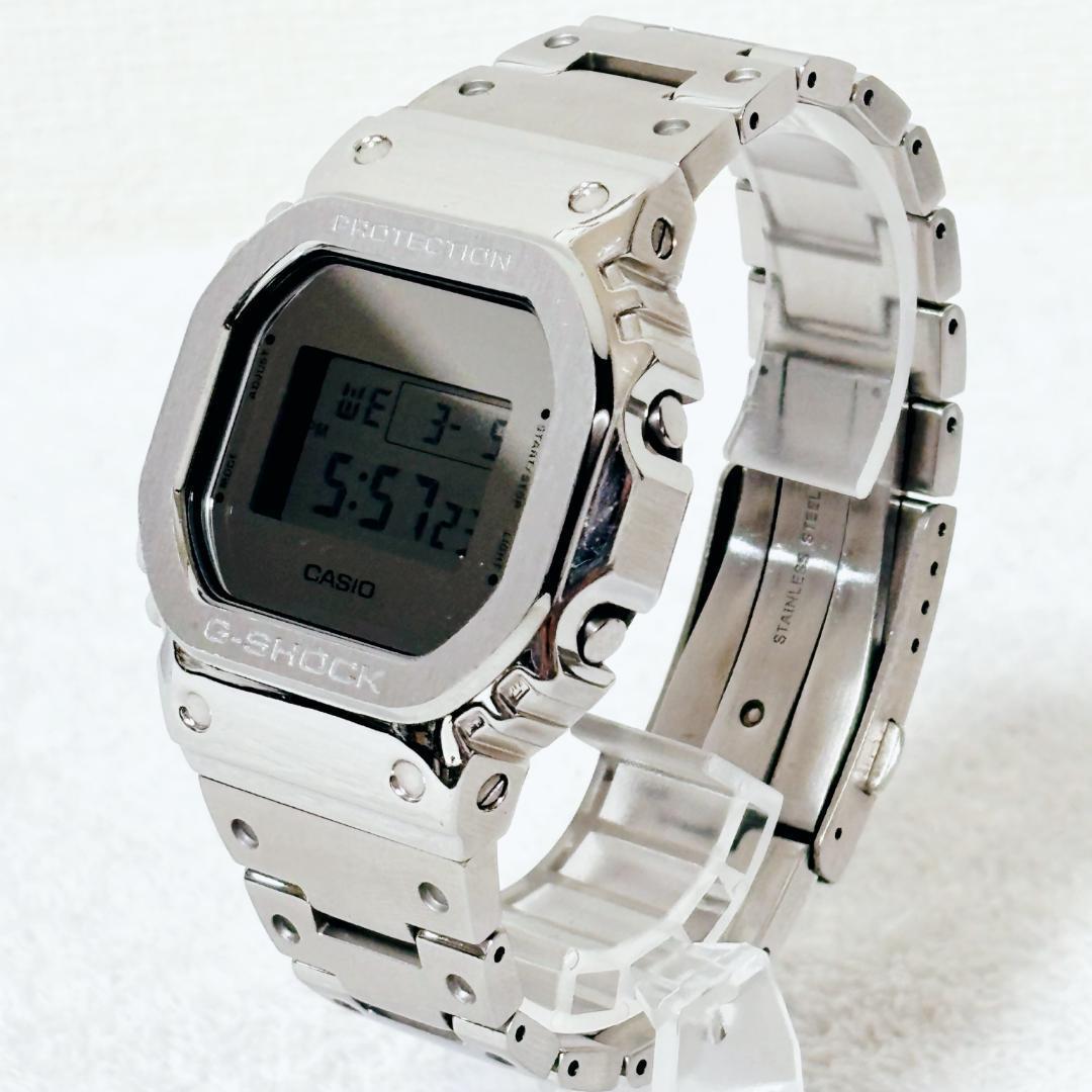 G-SHOCK DW-5600 カスタム フルメタル シルバー - メルカリ