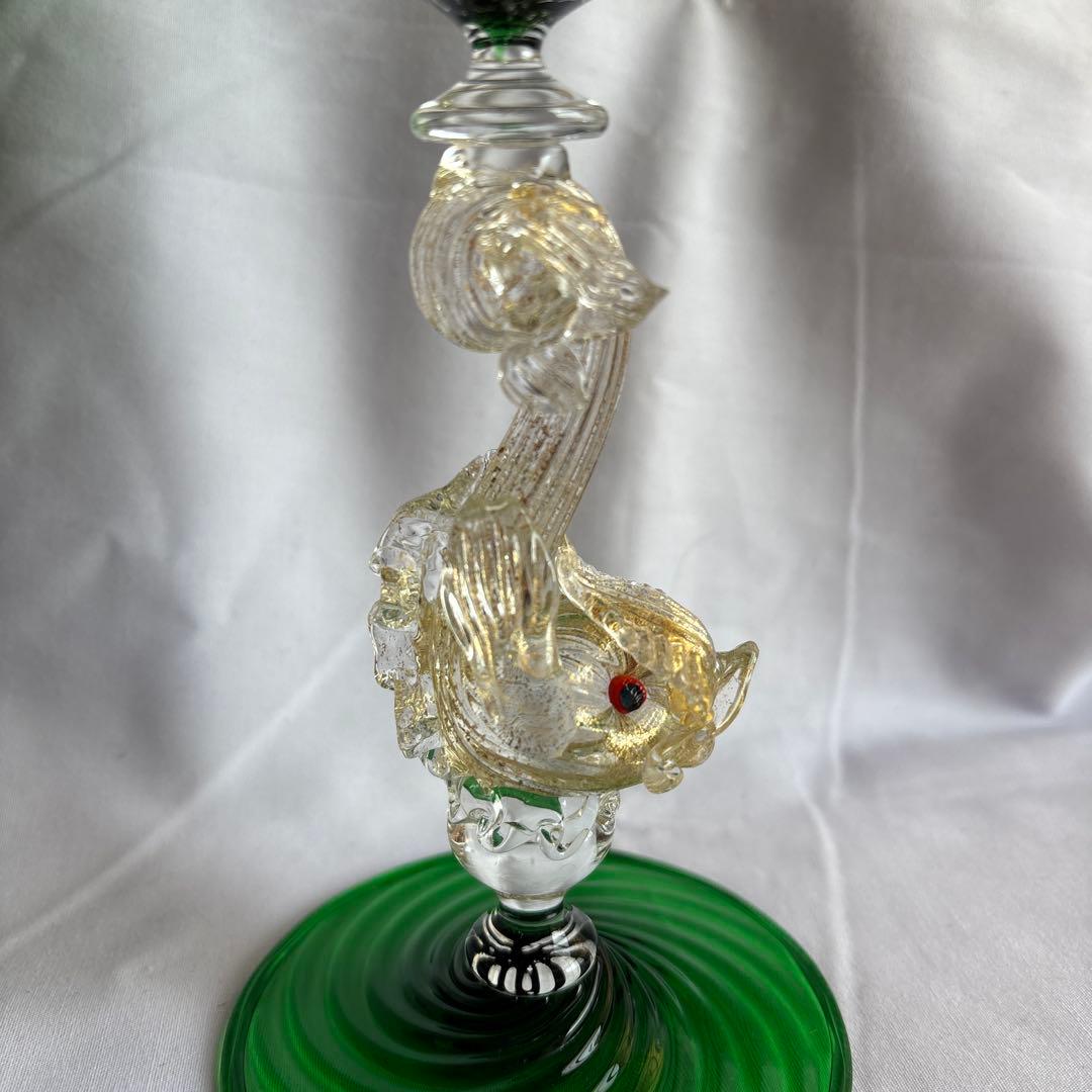 ベネチアングラス ドルフィン グリーン