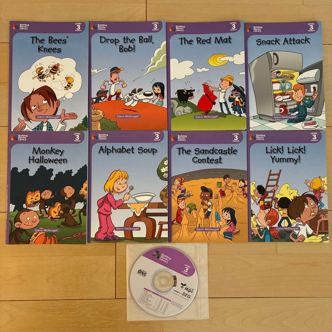 mpi 松香フォニックス BBL レベル3多読用英語絵本 全8冊CDつき - メルカリ