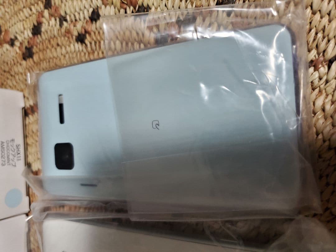 au infobar ICHIMATSUインフォバー市松（黒）モックアップ INFOBAR