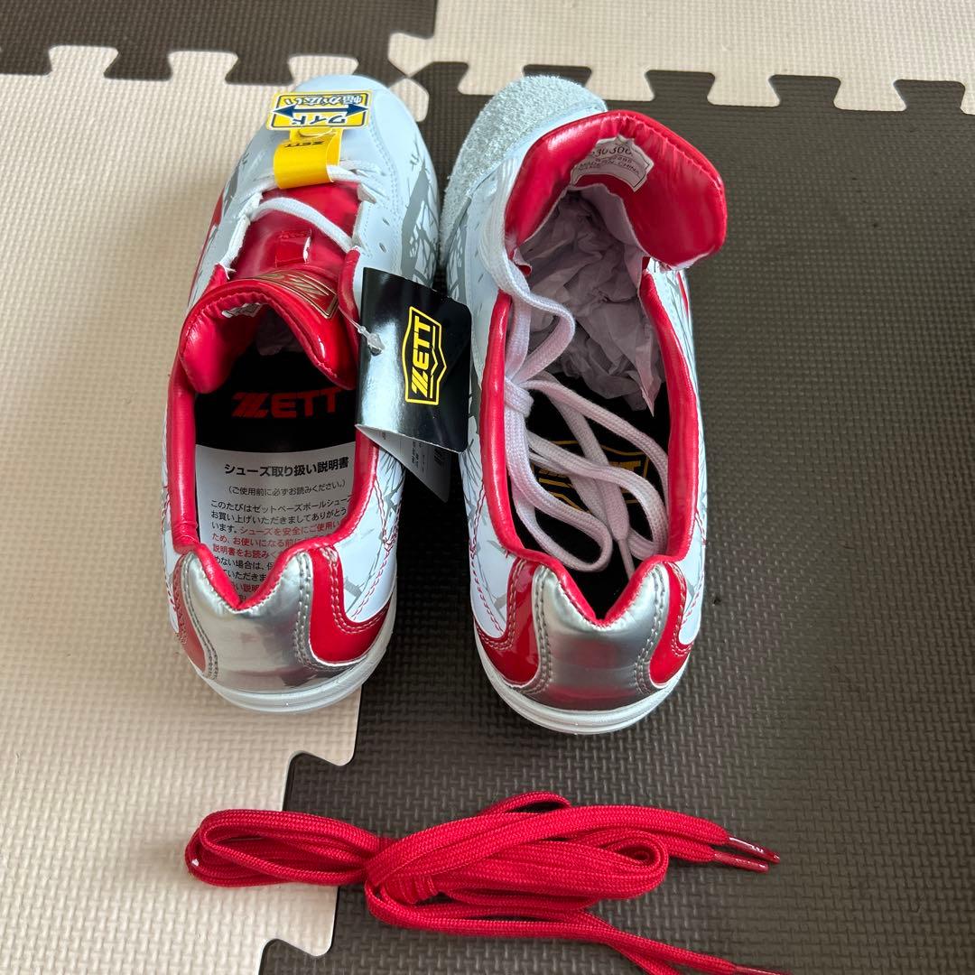 ZETT スパイクシューズ 25.0cm ワイド