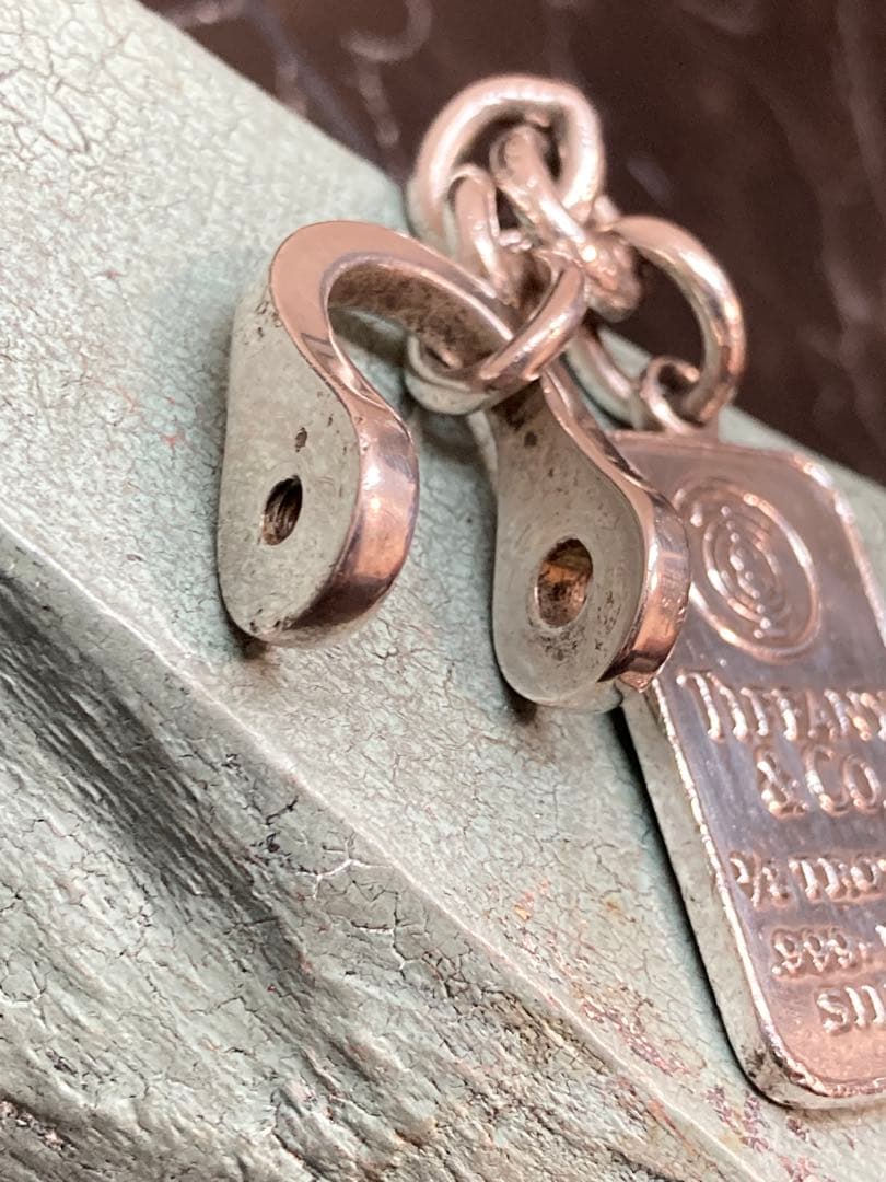 Tc6] TIFFANY&CO. / 999インゴット シャックル キーリング - メルカリ