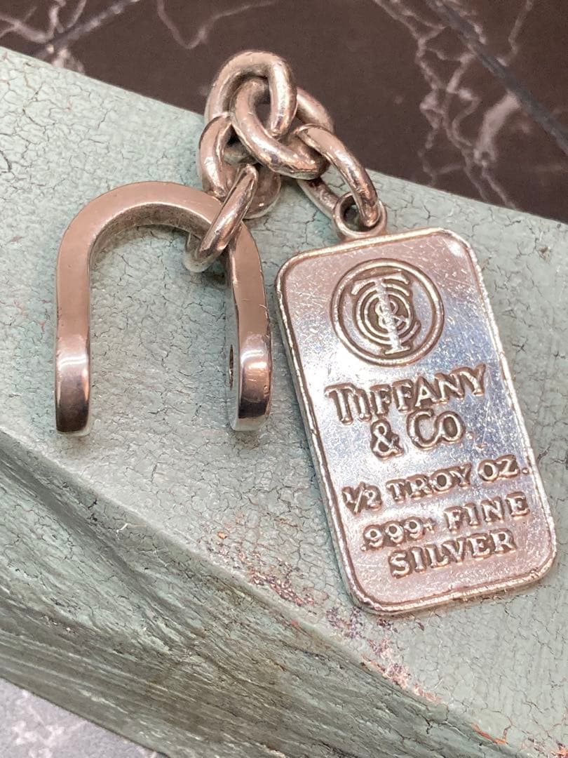 Tc6] TIFFANY&CO. / 999インゴット シャックル キーリング - メルカリ