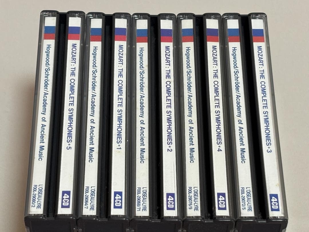 ２０CD◇モーツァルト：交響曲全集　ホグウッド、シュレーダー　エンシェント室内管 交響曲全集 ホグウッド＆エンシェント室内管弦楽団（19CD
