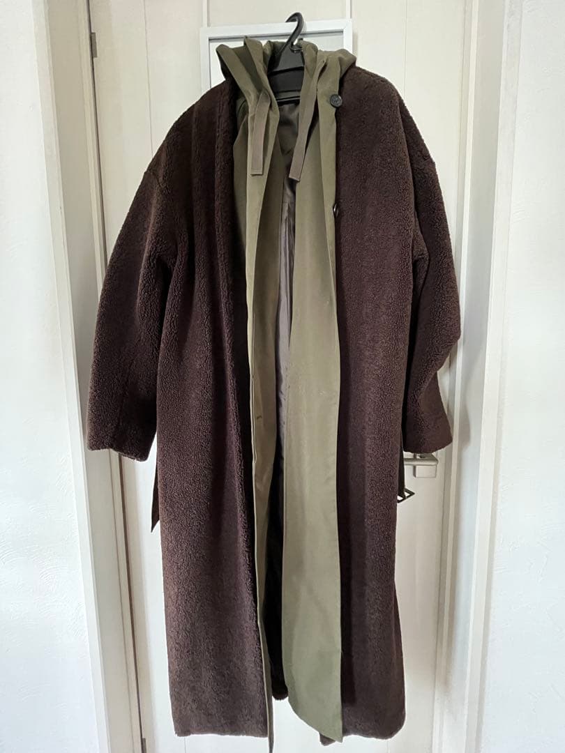 CLANE ミリタリーレイヤーボアコート　クラネ CLANE - ミリタリーレイヤーボアコート - MILITARY LAYER BOA COAT