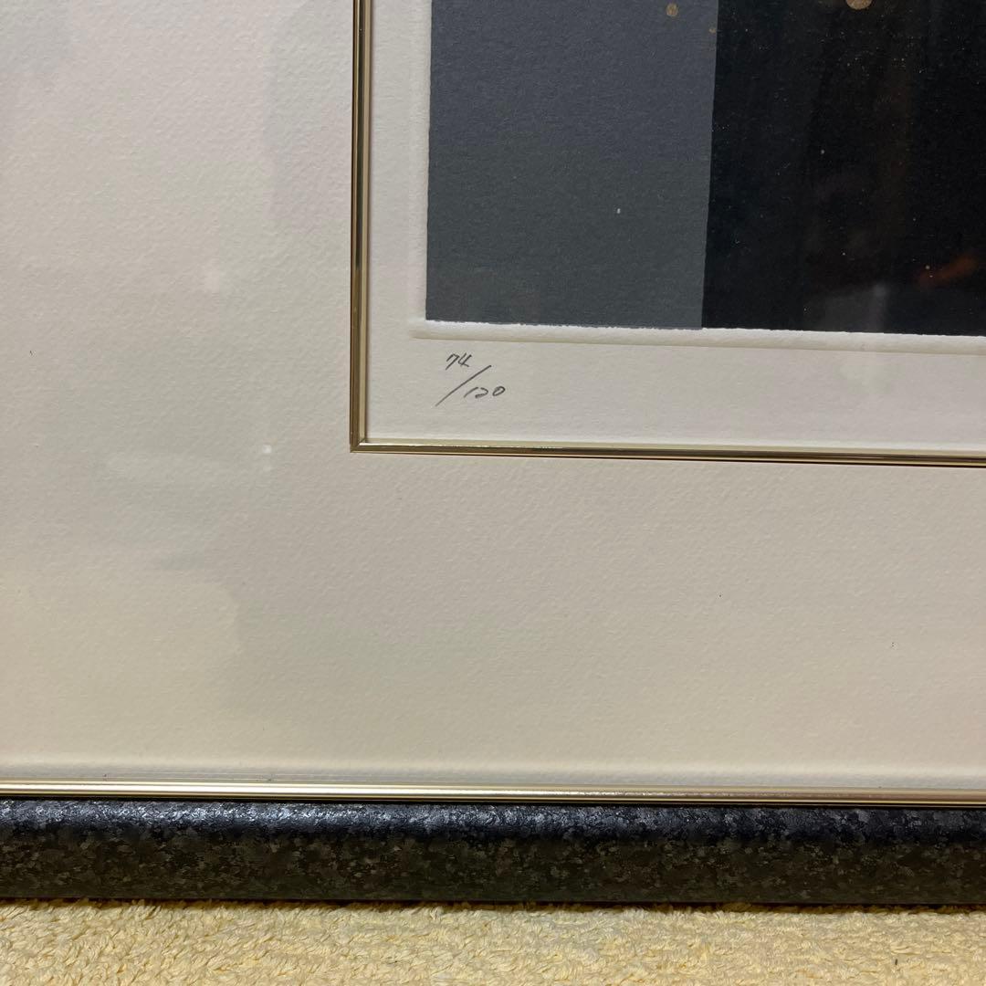 リトグラフ「The shades of Night」 人気作品 新春特別値引価格