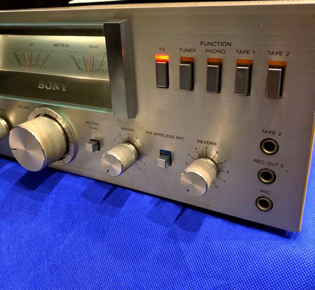 SONY プリメインアンプ TA-515 ソニー 大型パワーメーター - メルカリ