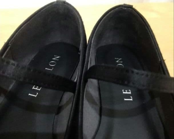 ルタロン　スクエアソフトメリージェーン 　ブラック 23.5cm