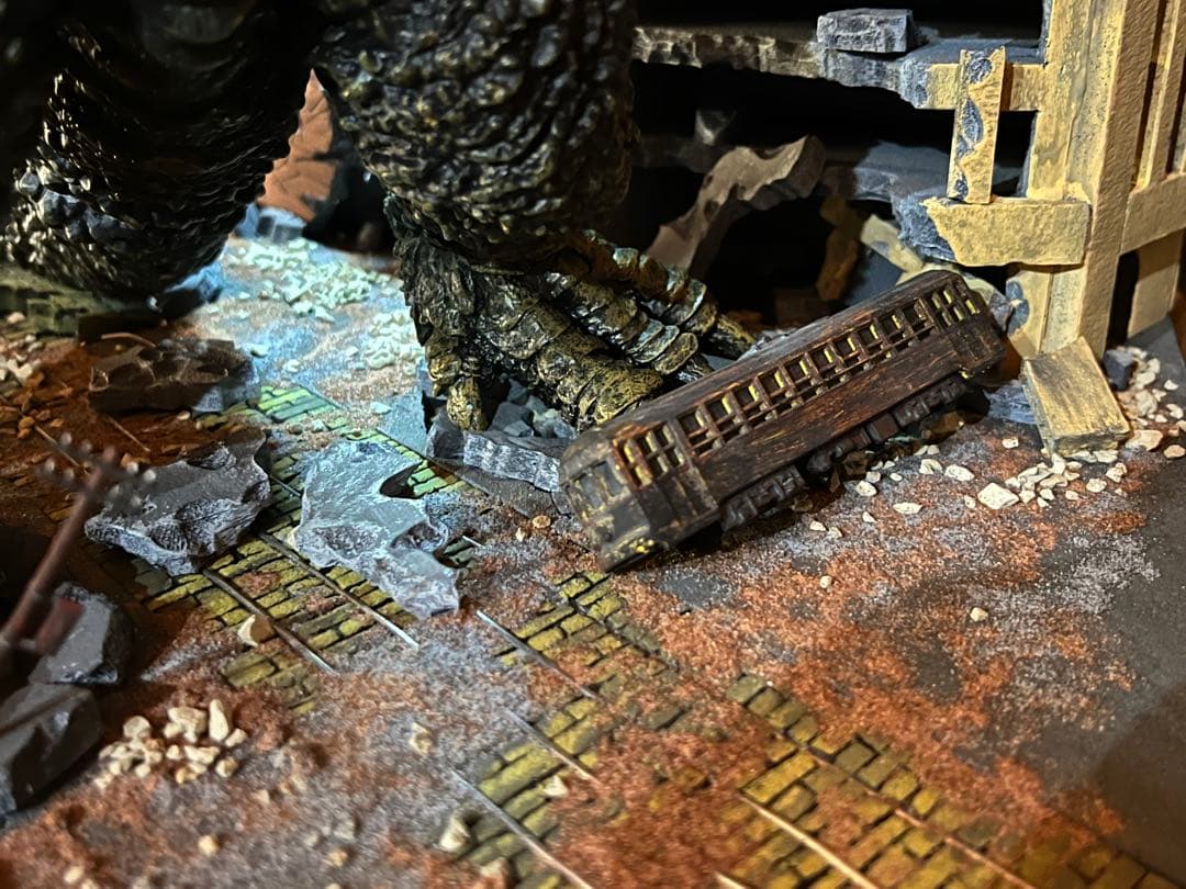 ゴジラ-1.0 銀座襲撃ジオラマ《改良版》 一番くじA賞対応