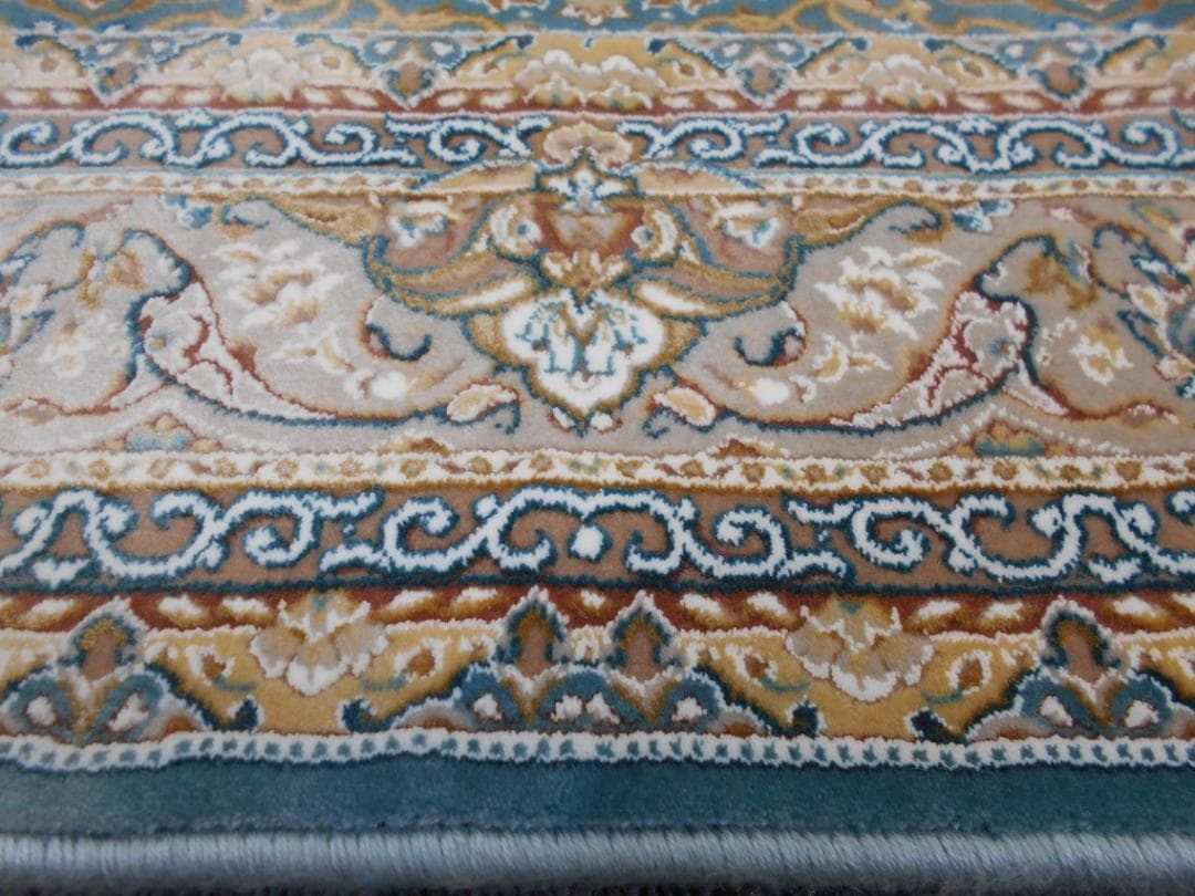 立体柄、144万ノット！本場イラン産 絨毯！約148×230cm-202581 - メルカリ