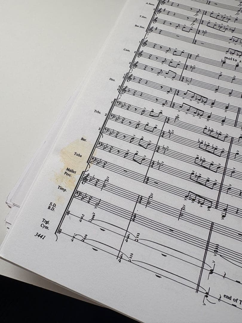 吹奏楽スコア CENTURIA センチュリア James Swearingen