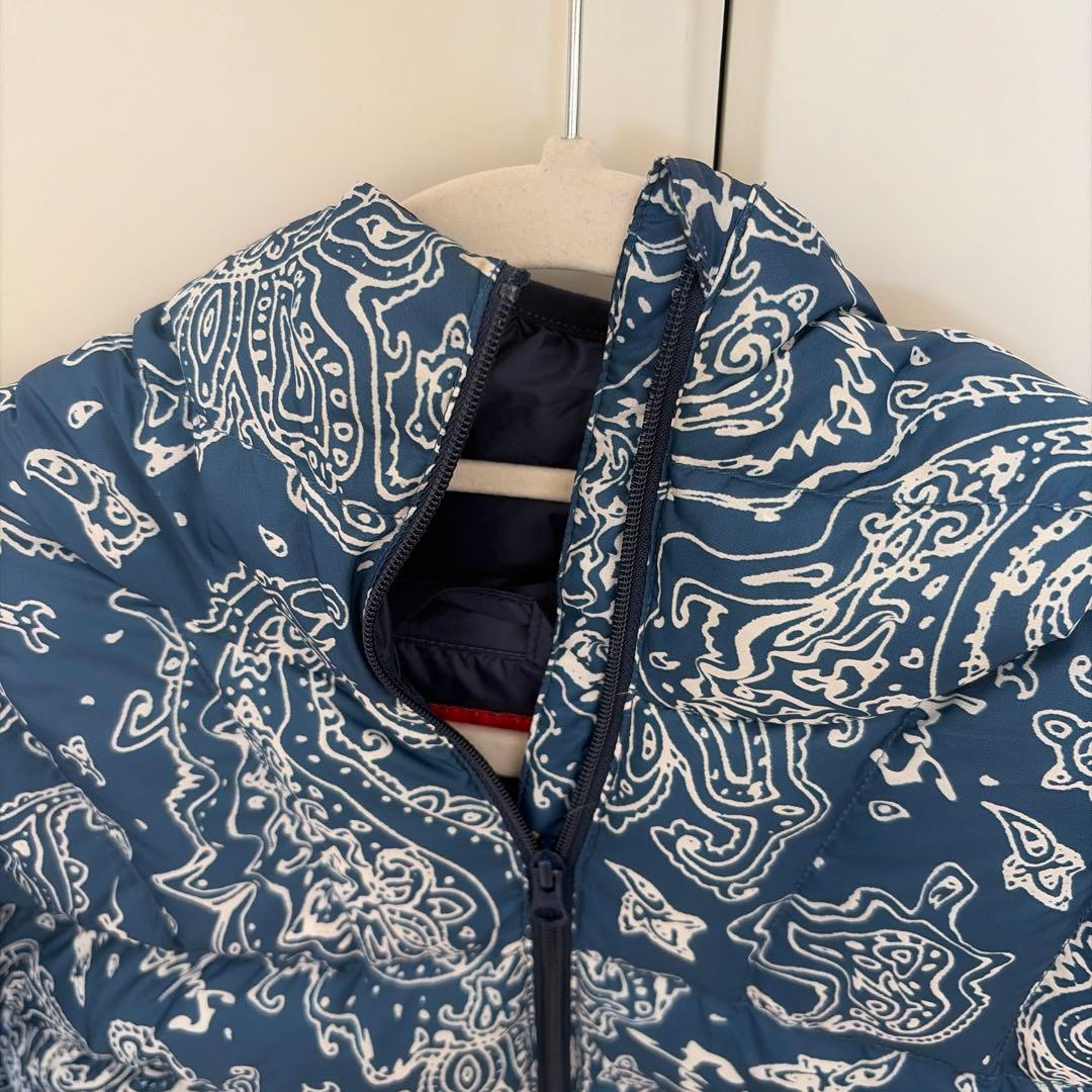 supreme micro down ペイズリー柄 ブルー Sサイズ - メルカリ