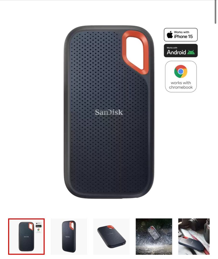 SanDisk Portable Extreme SSD（V2）4TB Amazon | SanDisk (サンディスク) 4TB Extreme PRO ポータブルSSD V2