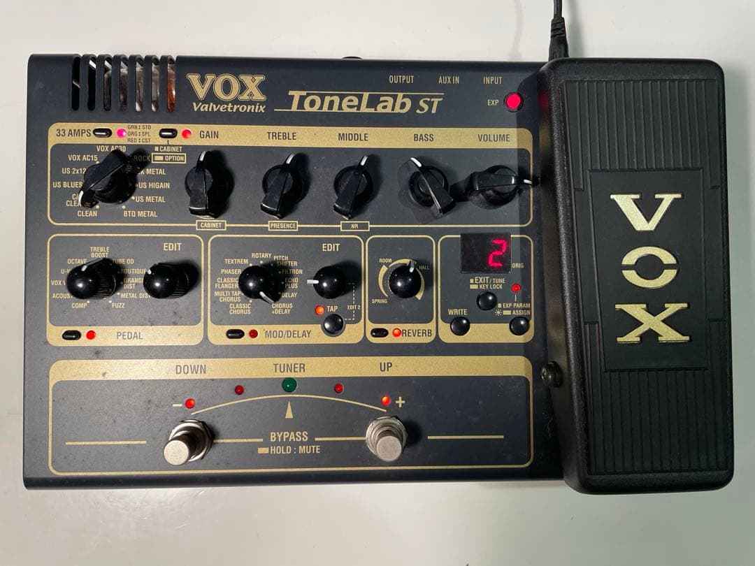 VOX ToneLabST VALVETRONIX マルチエフェクター Amazon.com: [DISCONTINUED] Vox ToneLab ST Guitar Multi-Effects