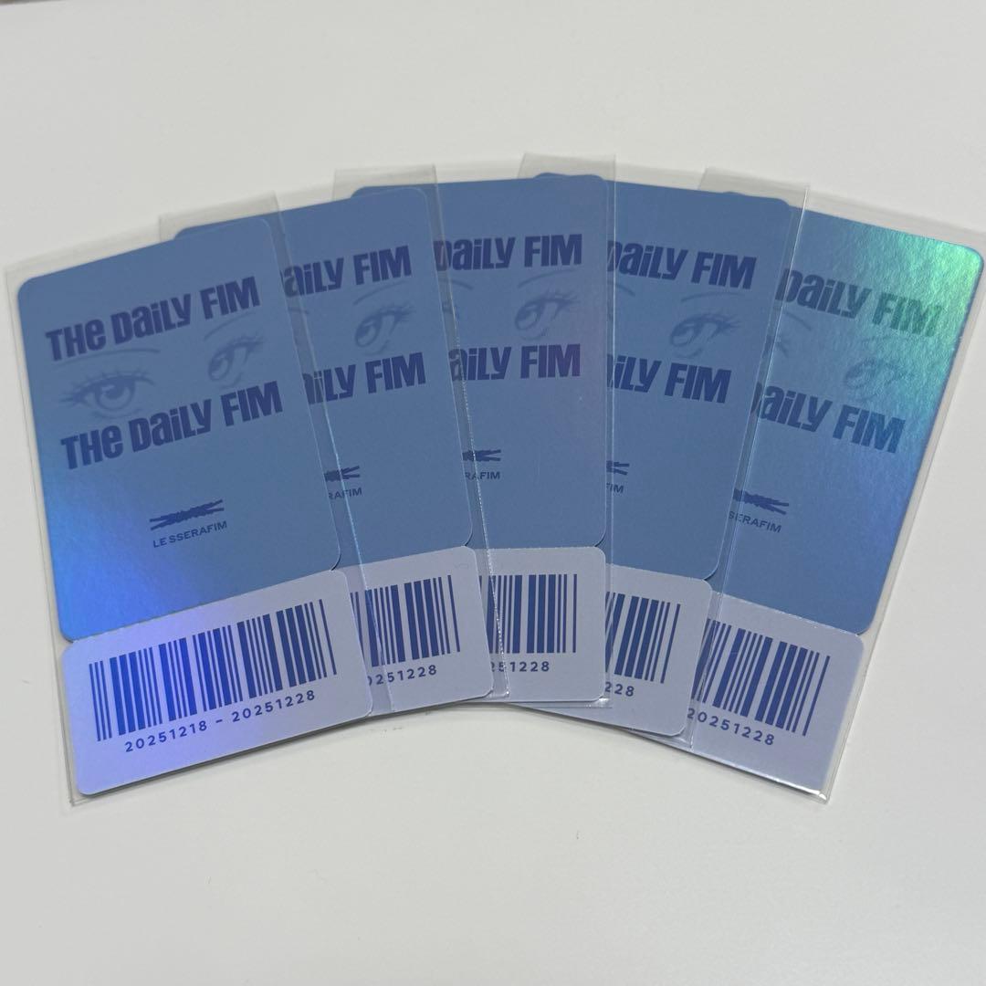 ルセラフィム シーグリ ポップアップ 購入特典 フォトチケットトレカ 5