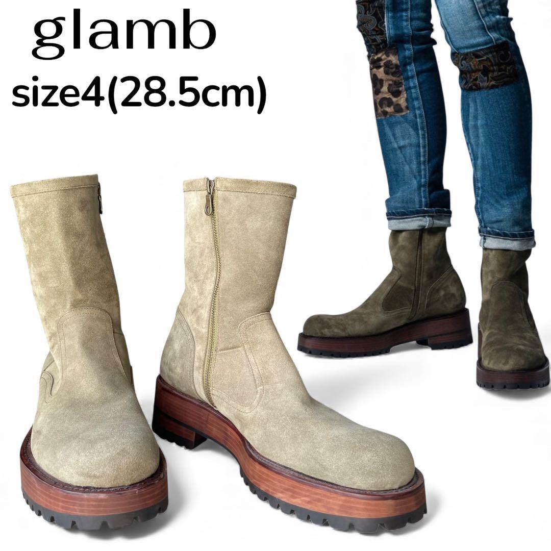 数回着 glamb size 4(28.5cm) トール エンジニアブーツ