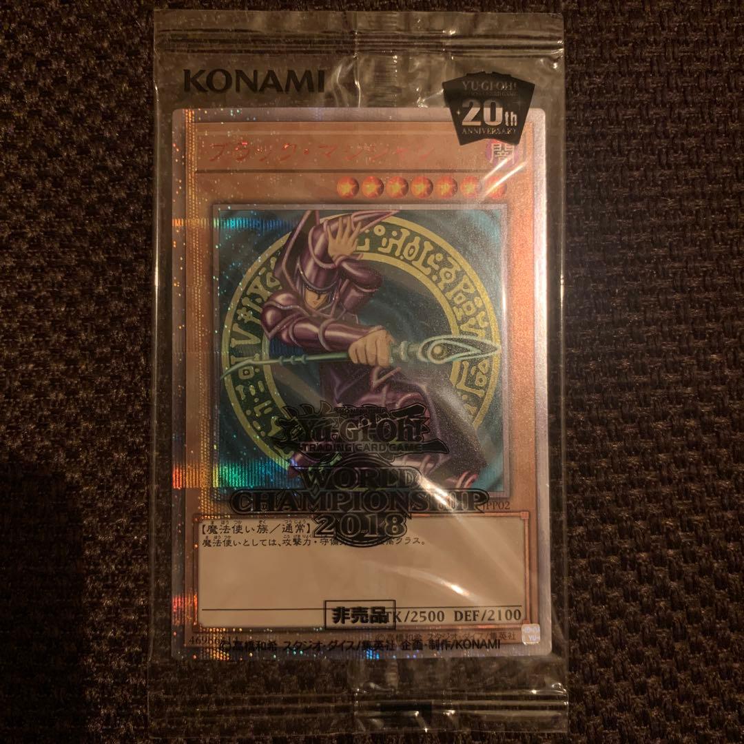 遊*ー様 【遊戯王】ブラック・マジシャン 20thシク 2018-JPP02 新 ブラックマジシャン【20thシークレット】{2018-JPP02}《モンスター》